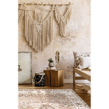 ECARPETGALLERY Hand-knotted Royal Oushak Light Khaki Wool Rug - 6'0 x 9'1