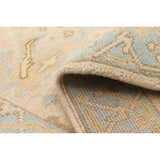 Hand-knotted Royal Ushak Khaki Wool Rug - 2'9" x 19'9" Runner/2'9 x 19'9