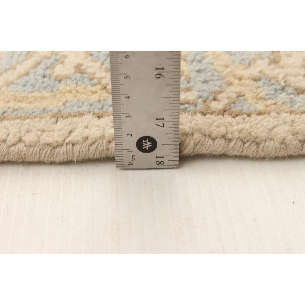 Hand-knotted Royal Ushak Khaki Wool Rug - 2'9" x 19'9" Runner/2'9 x 19'9