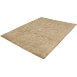 ECARPETGALLERY Hand-knotted Royal Ushak Tan Wool Rug - 9'0 x 12'0