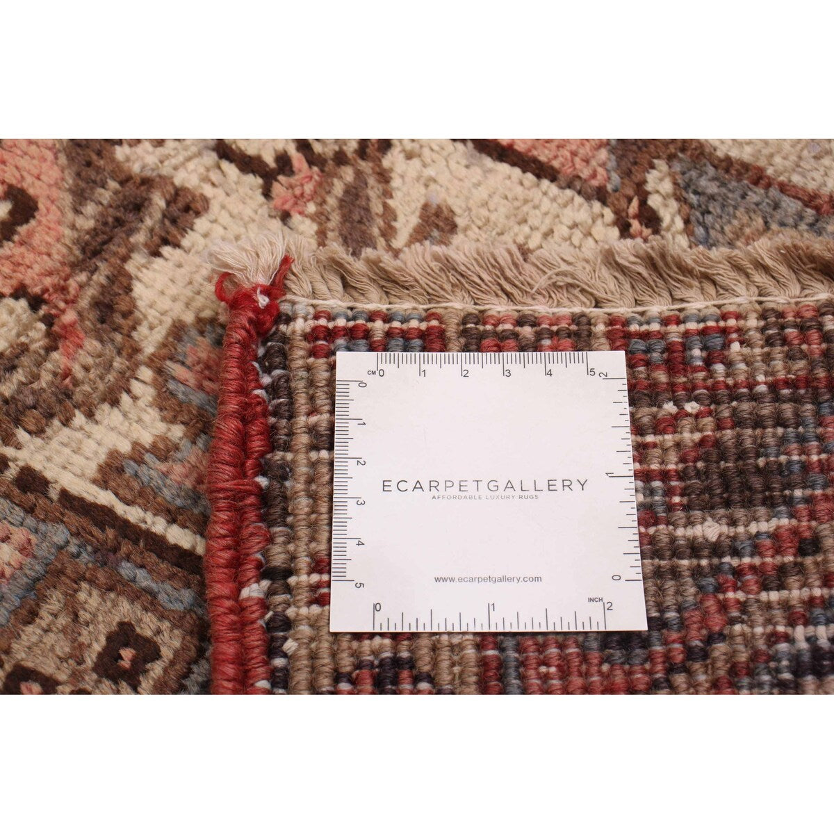 ECARPETGALLERY Hand-knotted Sarabi Copper Wool Rug - 7'11 x 10'10