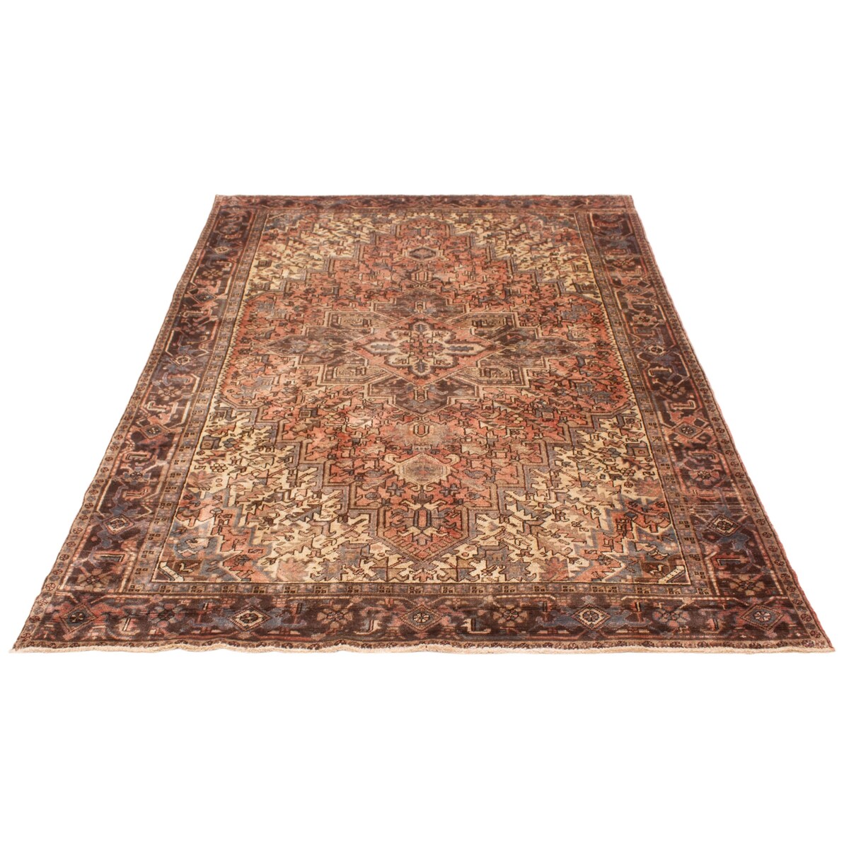 ECARPETGALLERY Hand-knotted Sarabi Copper Wool Rug - 7'11 x 10'10