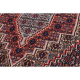 ECARPETGALLERY Hand-knotted Senneh Dark Navy, Red Wool Rug - 2'7 x 3'6