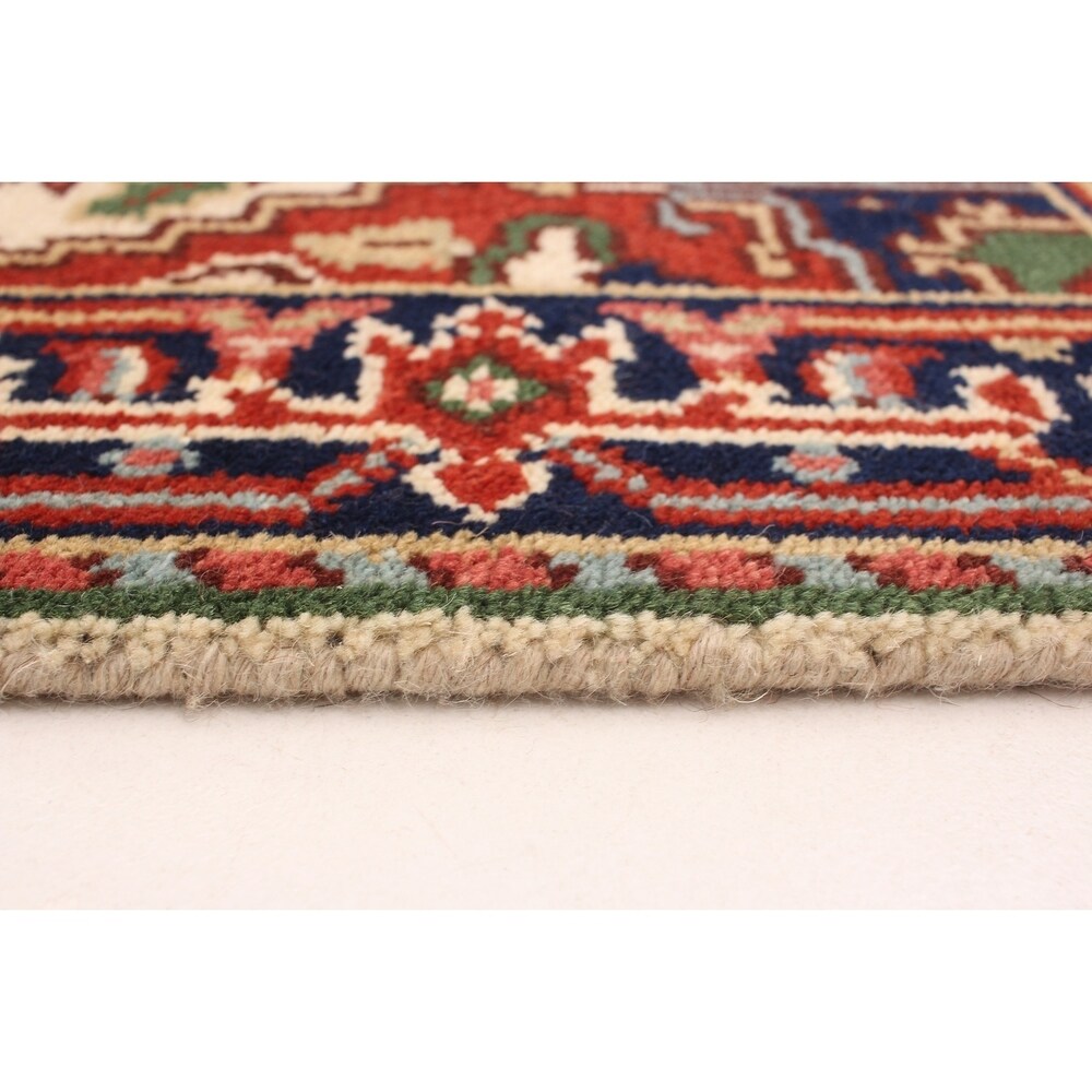 ECARPETGALLERY Hand-knotted Serapi Heritage Cream Wool Rug - 2'7 x 12'1