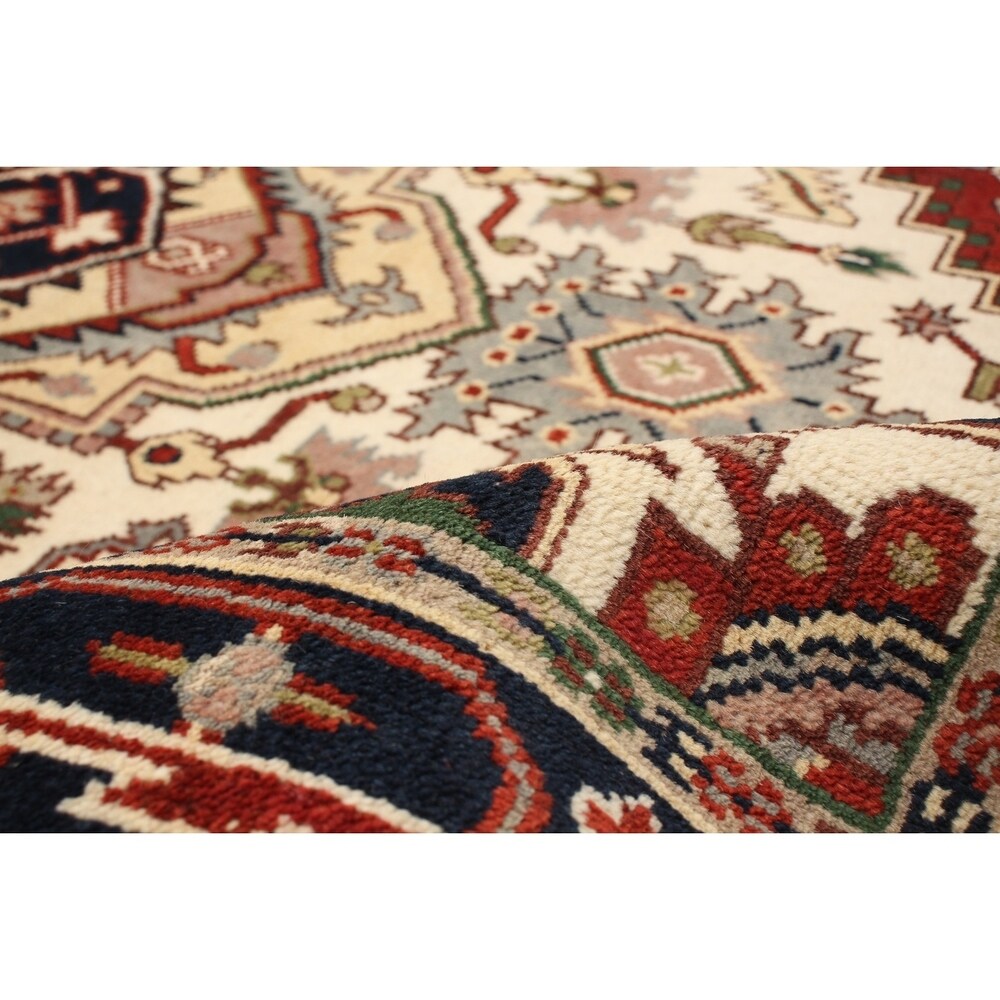 ECARPETGALLERY Hand-knotted Serapi Heritage Cream Wool Rug - 5'9 x 8'11