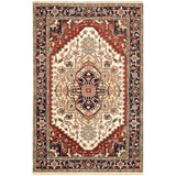 ECARPETGALLERY Hand-knotted Serapi Heritage Cream Wool Rug - 5'9 x 8'11