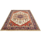 ECARPETGALLERY Hand-knotted Serapi Heritage Cream Wool Rug - 8'7 x 11'10