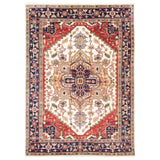 ECARPETGALLERY Hand-knotted Serapi Heritage Cream Wool Rug - 9'0 x 11'11