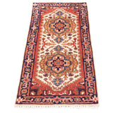 ECARPETGALLERY Hand-knotted Serapi Heritage Cream Wool Rug - 2'5 x 6'0
