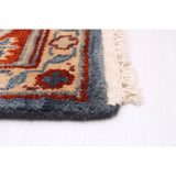 ECARPETGALLERY Hand-knotted Serapi Heritage Dark Blue Wool Rug - 7'9 x 10'4