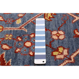 ECARPETGALLERY Hand-knotted Serapi Heritage Dark Blue Wool Rug - 7'9 x 10'4