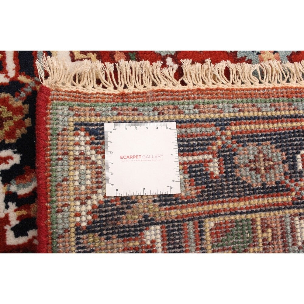 ECARPETGALLERY Hand-knotted Serapi Heritage Dark Copper Wool Rug - 2'7 x 10'1