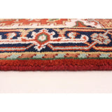 ECARPETGALLERY Hand-knotted Serapi Heritage Dark Copper Wool Rug - 2'7 x 10'1