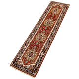 ECARPETGALLERY Hand-knotted Serapi Heritage Dark Copper Wool Rug - 2'7 x 10'1