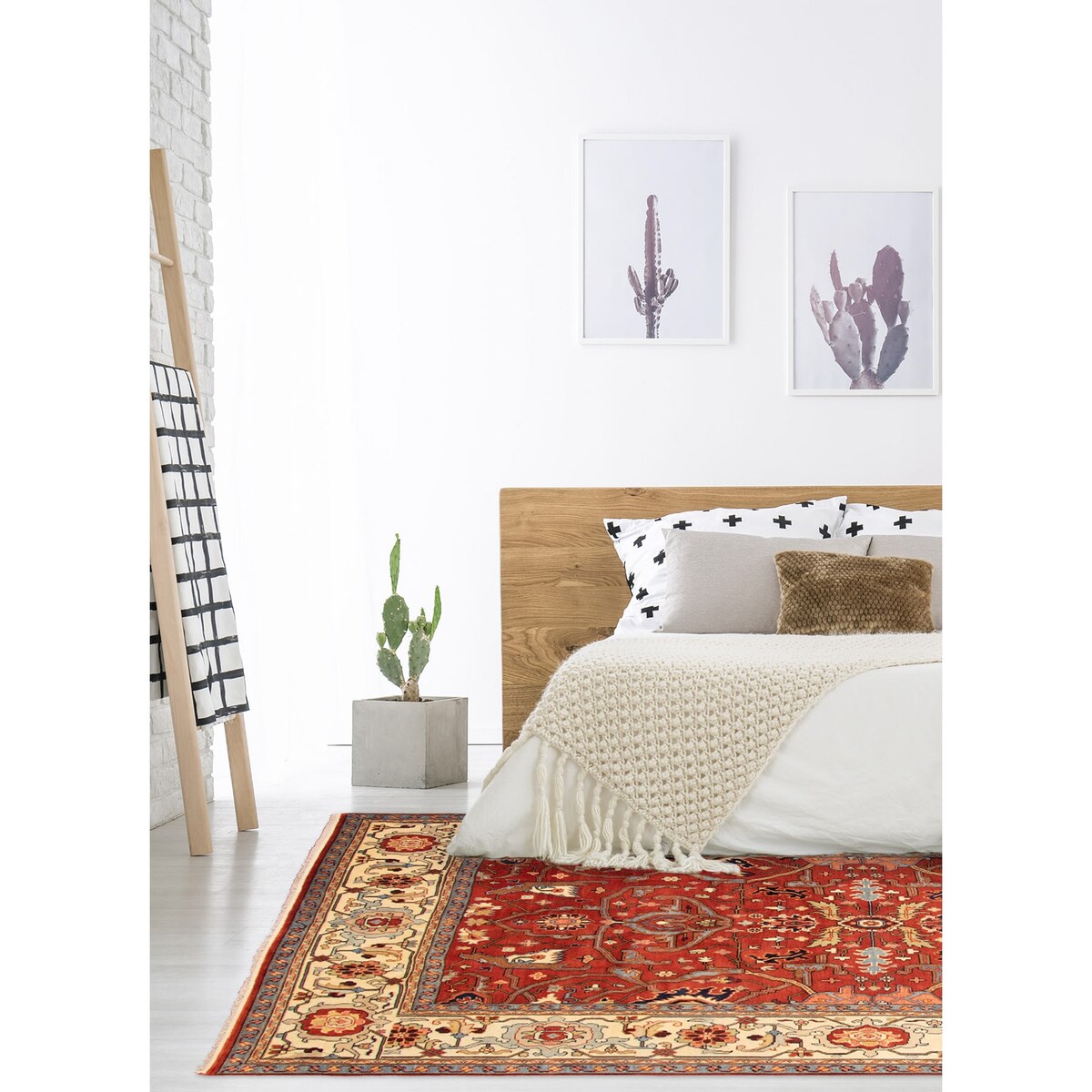 ECARPETGALLERY Hand-knotted Serapi Heritage Dark Copper Wool Rug - 10'0 x 13'8