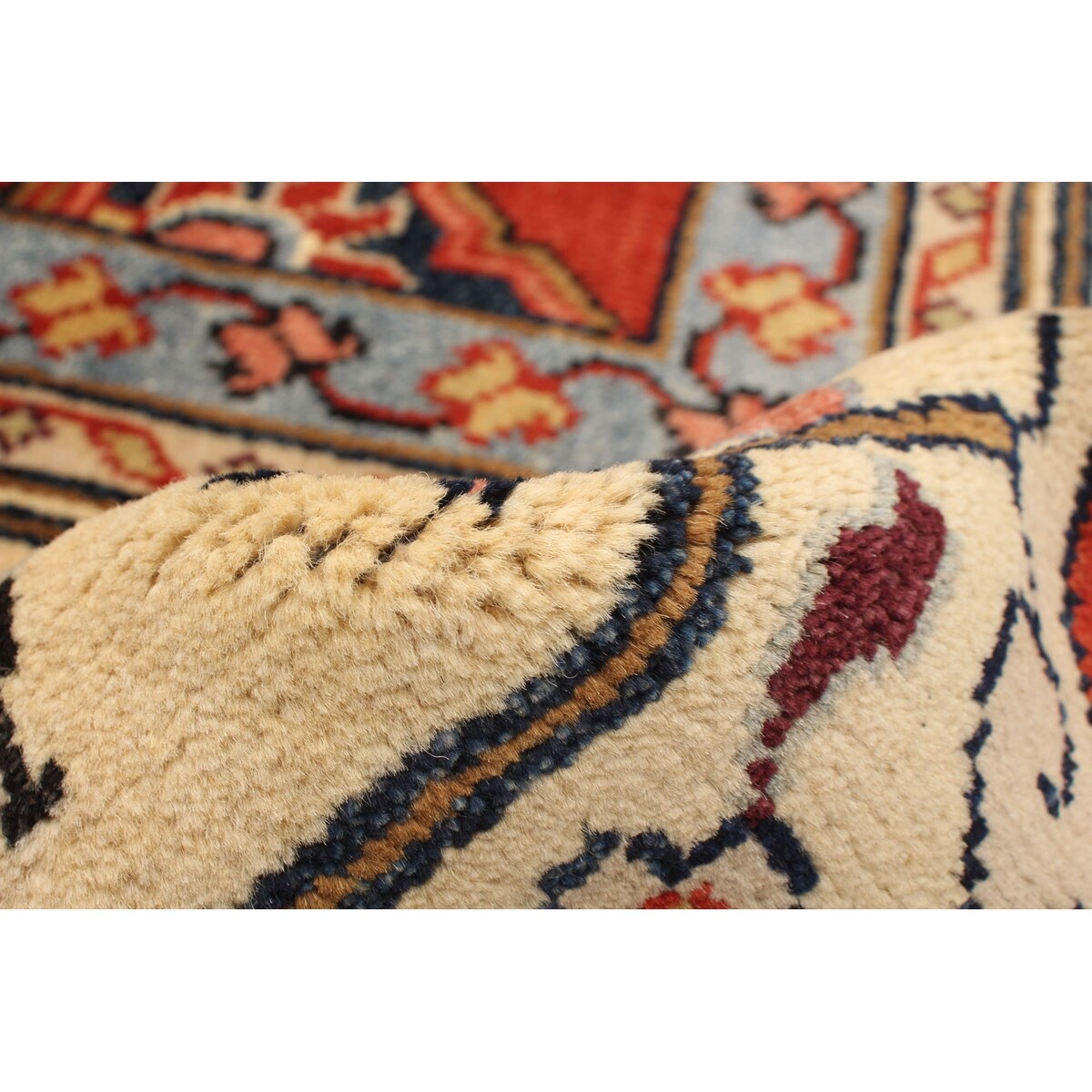 ECARPETGALLERY Hand-knotted Serapi Heritage Dark Copper Wool Rug - 10'0 x 13'8