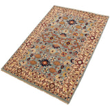 ECARPETGALLERY Hand-knotted Serapi Heritage Light Blue Wool Rug - 6'2 x 8'11
