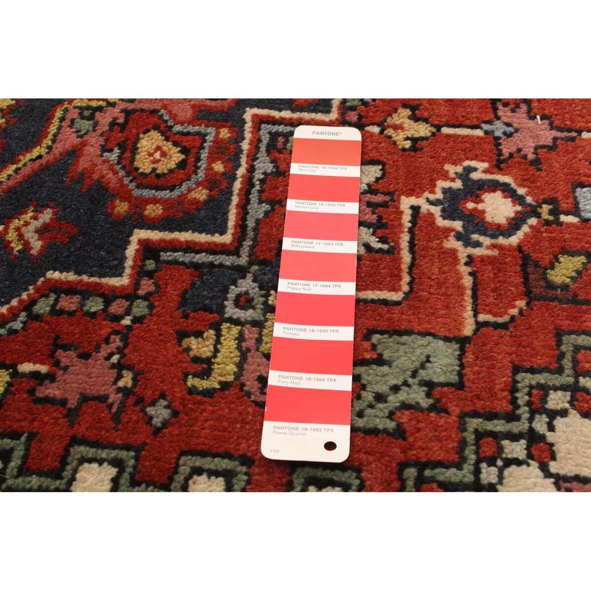 ECARPETGALLERY Hand-knotted Serapi Heritage Red Wool Rug - 4'1 x 6'0