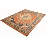 ECARPETGALLERY Hand-knotted Serapi Heritage Red Wool Rug - 8'11 x 12'0