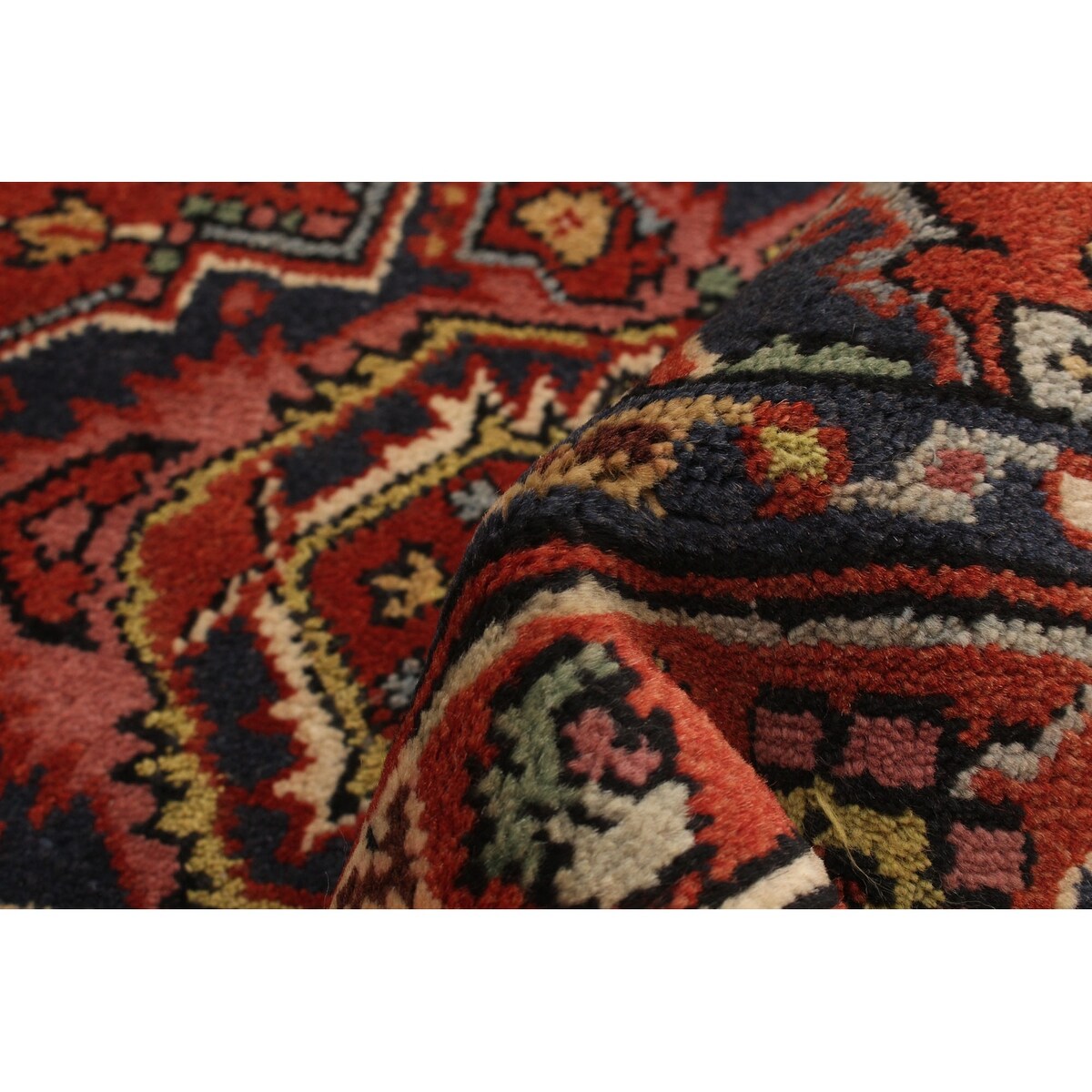 ECARPETGALLERY Hand-knotted Serapi Heritage Red Wool Rug - 4'1 x 6'0