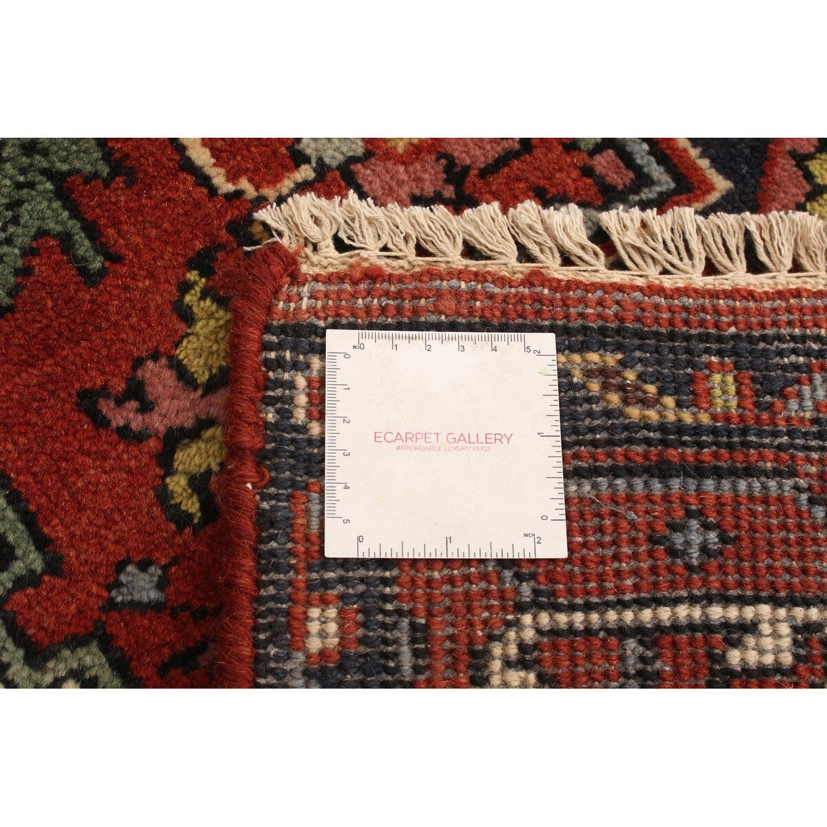 ECARPETGALLERY Hand-knotted Serapi Heritage Red Wool Rug - 4'1 x 6'0