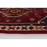 ECARPETGALLERY Hand-knotted Shiraz Qashqai Red Wool Rug - 2'3 x 3'1