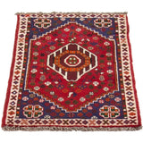 ECARPETGALLERY Hand-knotted Shiraz Qashqai Red Wool Rug - 2'3 x 3'1