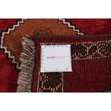 ECARPETGALLERY Hand-knotted Shiraz Qashqai Red Wool Rug - 2'3 x 3'1