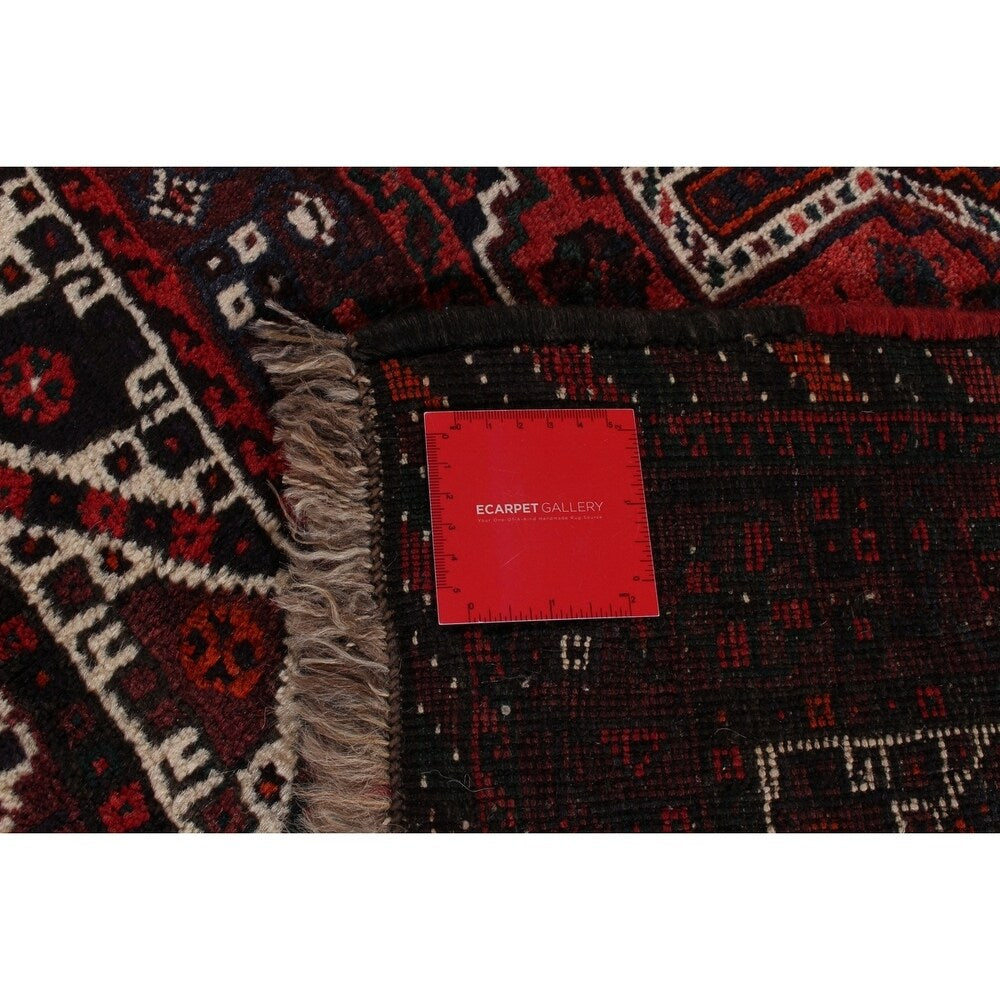 ECARPETGALLERY Hand-knotted Shiraz Red Wool Rug - 5'8 x 7'10