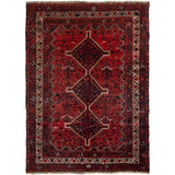 ECARPETGALLERY Hand-knotted Shiraz Red Wool Rug - 5'8 x 7'10