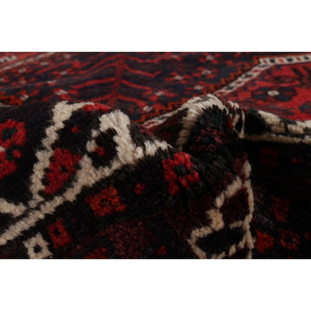 ECARPETGALLERY Hand-knotted Shiraz Red Wool Rug - 5'8 x 7'10