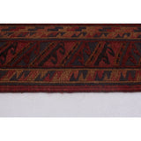 ECARPETGALLERY Hand-knotted Tajik Caucasian Brown Copper Wool Rug - 6'8 x 9'1