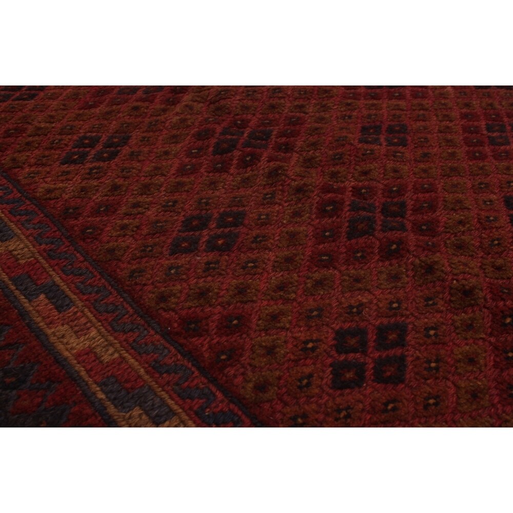 ECARPETGALLERY Hand-knotted Tajik Caucasian Brown Copper Wool Rug - 6'8 x 9'1