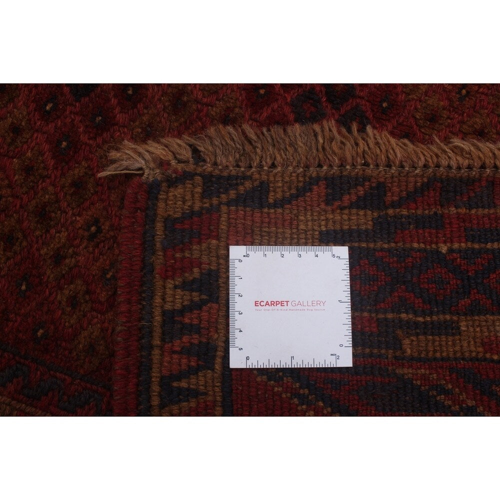 ECARPETGALLERY Hand-knotted Tajik Caucasian Brown Copper Wool Rug - 6'8 x 9'1