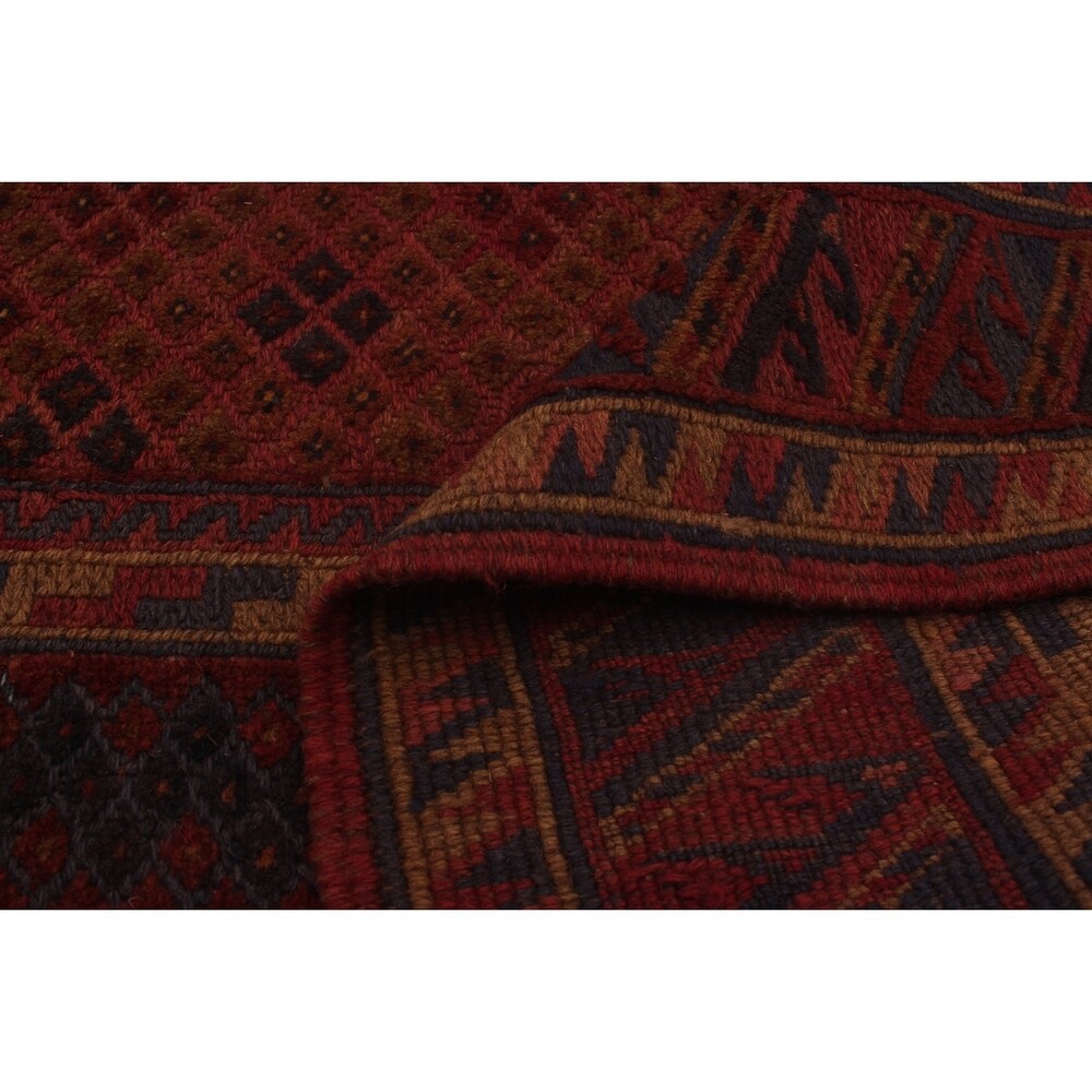 ECARPETGALLERY Hand-knotted Tajik Caucasian Brown Copper Wool Rug - 6'8 x 9'1