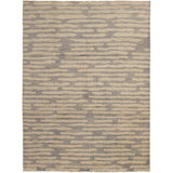 Hand-knotted Tangier Grey Wool Rug - 9'0 x 12'1