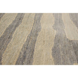 Hand-knotted Tangier Grey Wool Rug - 9'0 x 12'1