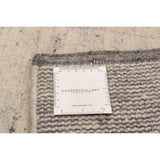 ECARPETGALLERY Hand-knotted Tangier Grey Wool Rug - 7'10 x 9'10