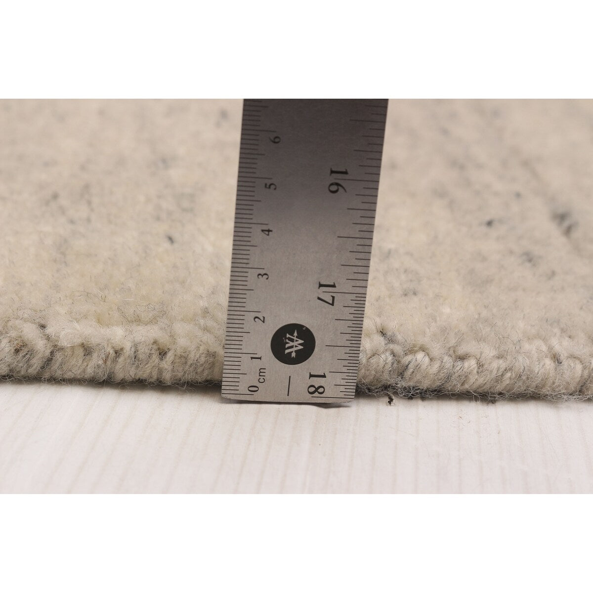 ECARPETGALLERY Hand-knotted Tangier Grey Wool Rug - 7'10 x 9'10
