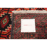 Hand-knotted Teimani Black, Red Wool Rug - 3'3 x 6'0