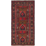 ECARPETGALLERY Hand-knotted Teimani Dark Copper Wool Rug - 3'2 x 6'7