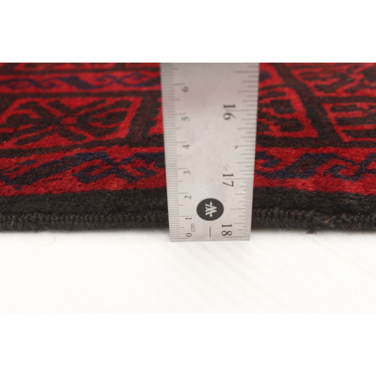 ECARPETGALLERY Hand-knotted Teimani Red Wool Rug - 7'4 x 11'2
