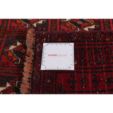 ECARPETGALLERY Hand-knotted Turkoman Red Wool Rug - 4'7 x 6'9