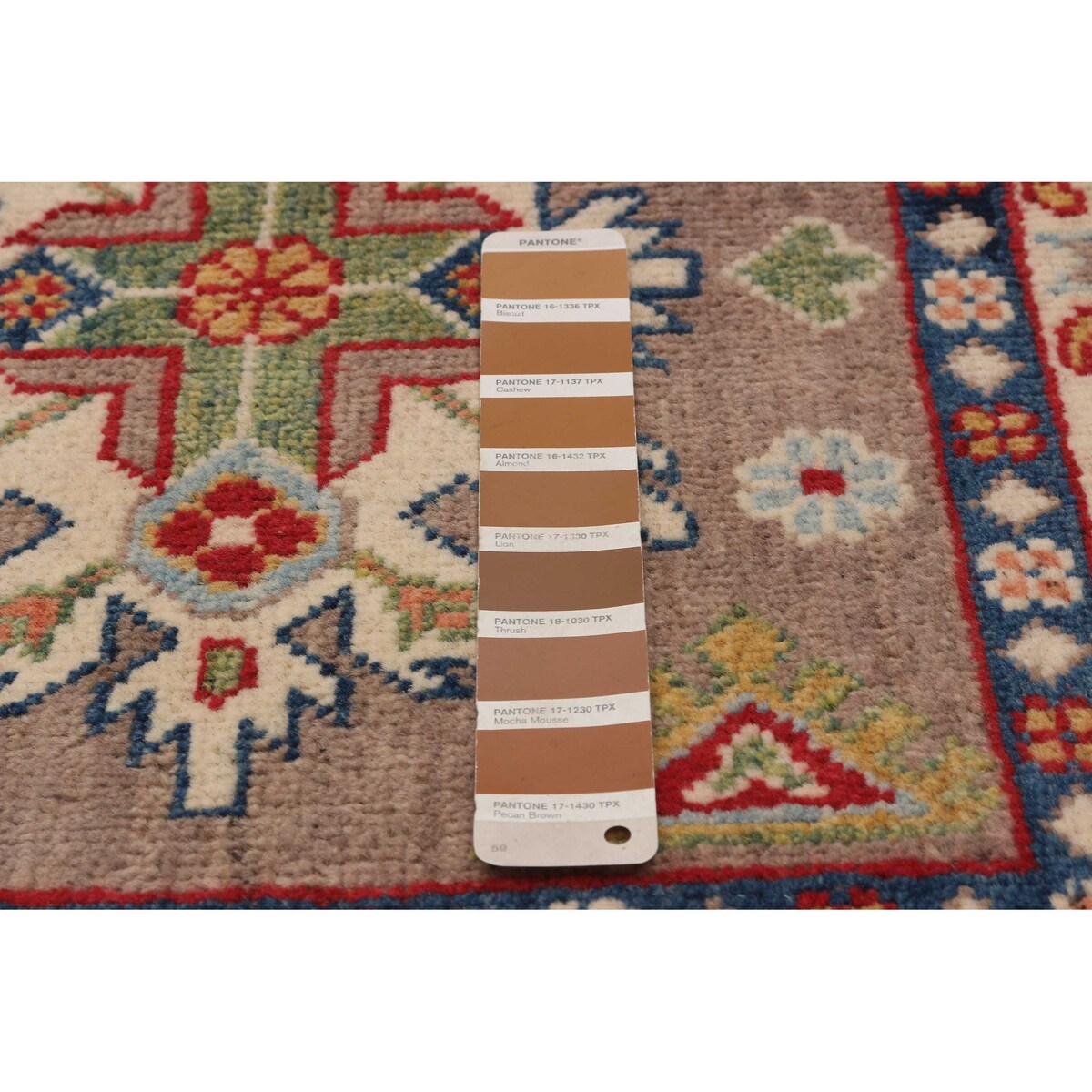 ECARPETGALLERY Hand-knotted Uzbek Ghazni Brown Wool Rug - 2'8 x 6'7