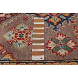 ECARPETGALLERY Hand-knotted Uzbek Ghazni Brown Wool Rug - 3'3 x 4'8