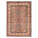 ECARPETGALLERY Hand-knotted Uzbek Ghazni Brown Wool Rug - 3'3 x 4'8