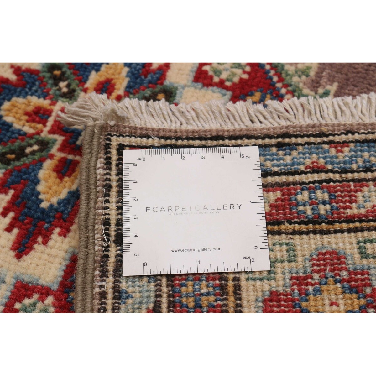 ECARPETGALLERY Hand-knotted Uzbek Ghazni Brown Wool Rug - 3'3 x 4'8