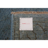 ECARPETGALLERY Hand-knotted Vibrance Blue Wool Rug - 4'1 x 5'10
