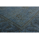 ECARPETGALLERY Hand-knotted Vibrance Blue Wool Rug - 4'1 x 5'10