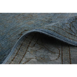 ECARPETGALLERY Hand-knotted Vibrance Blue Wool Rug - 4'1 x 5'10
